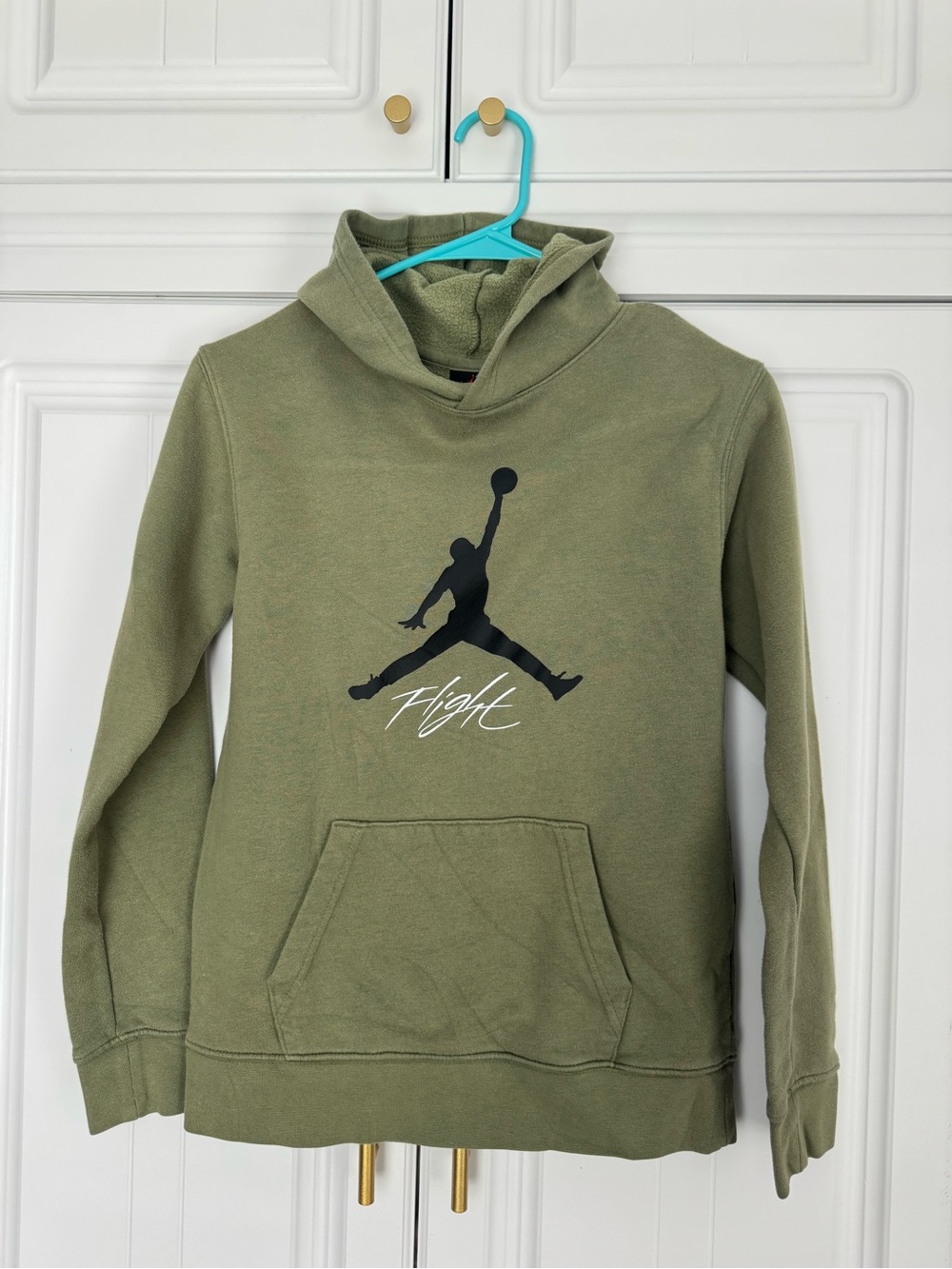 Jordan Olive Green Hoodie with Black Jumpman. Bundle and save more!!